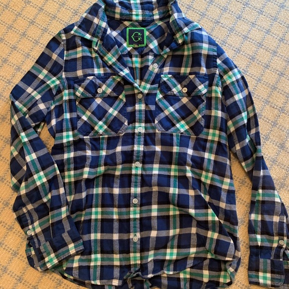 C. Wonder Flannel Button Down - Picture 2 of 5